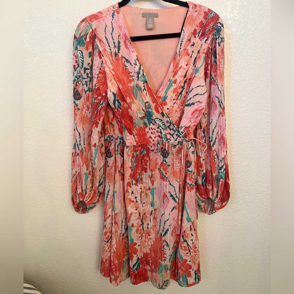 🍁host pick!!🍁H&M Multicolor Floral Long Sleeve Dress